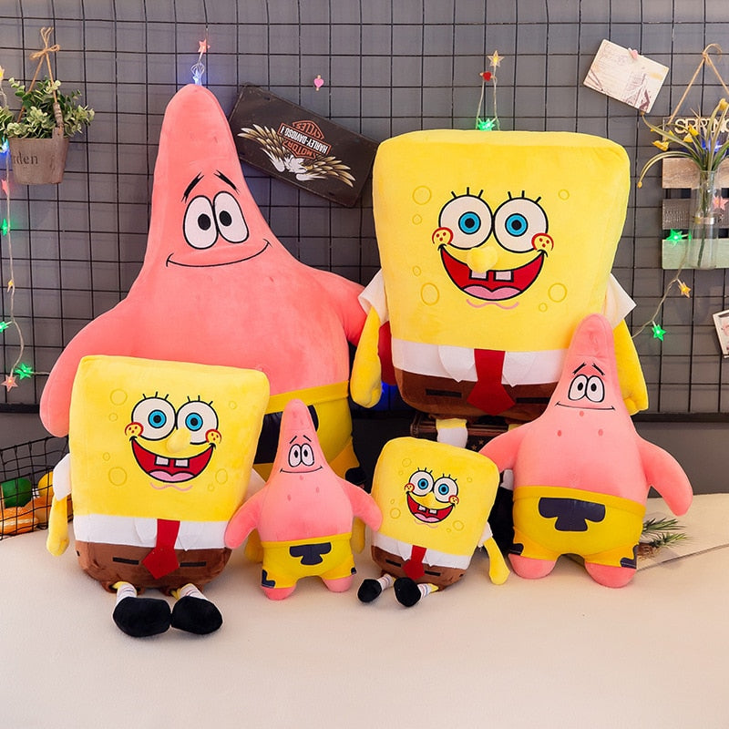 20 - 85cm Spongebob/Patrick-Plüschfiguren