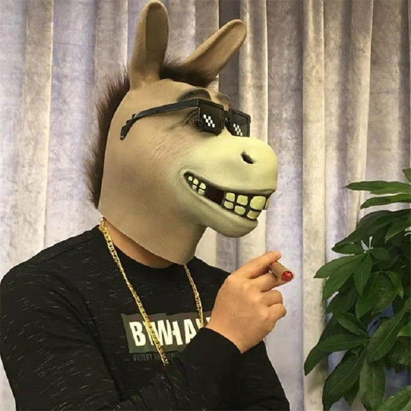 Witzige Masken für Halloween