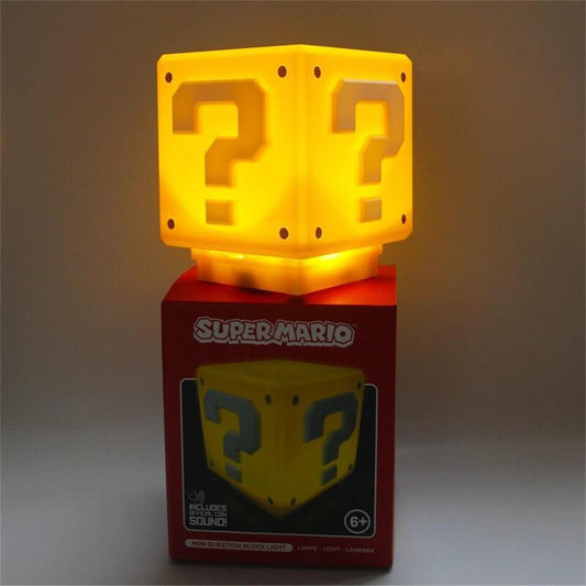 Leuchtende Super Mario Fragezeichenbox
